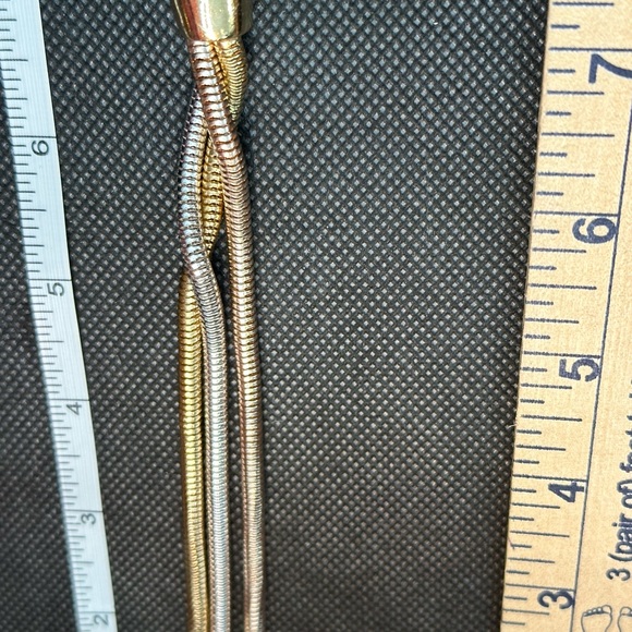 Gorgeous gold, three strand chain bracelets with magnetic clasp - Picture 7 of 12